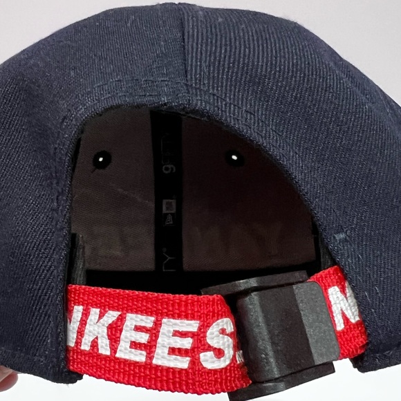 YANKEES 🔥🔥 NEW ERA 9FIFTY Slim Crown Navy World Series Strapback Hat $34… - Picture 15 of 15